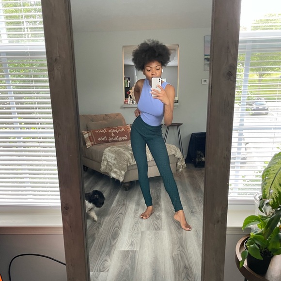 Green/Black Plaid Skinny Pants - Picture 3 of 15